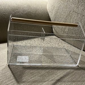 Clear Glittery Organizer